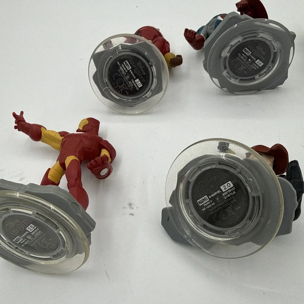 DISNEY INFINITY 2.0 & 3.0 Marvel Iron Man Hulk Lot of 6 Figures Avenger Untested